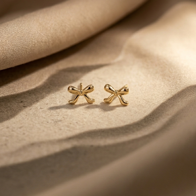Aretes studs lazo